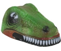 Unbranded Dinosaur Plastic Hat Mask - Green