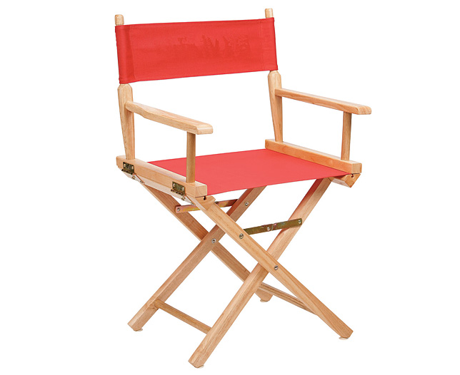 Unbranded Director` Chair, Red Personalised