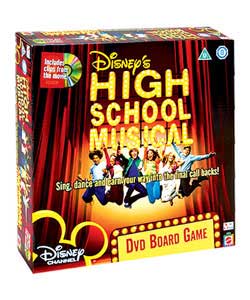 Disneys High School Musical DVD Board Game