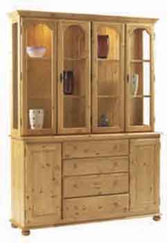DISPLAY CABINET WITH DRAWERS