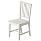 * Solid beech cream chair with distressed effect