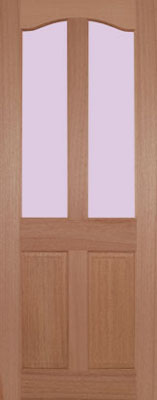 Unbranded DOOR HARDWOOD BRITTANY GLAZED 78x27
