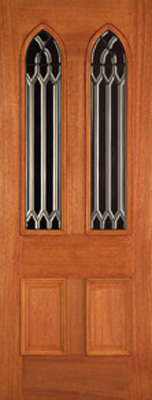 Unbranded Door Hardwood Gothic 78x30