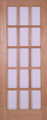 Unbranded DOOR HARDWOOD SA77 GLAZED 78x27