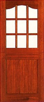 Unbranded DOOR HARDWOOD STABLE NINE LIGHT M AND T 78x30