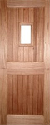 Unbranded DOOR HARDWOOD STABLE ONE LIGHT M AND T 78x30