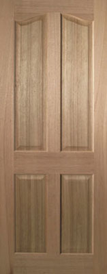 Unbranded DOOR HARDWOOD TUNIS 4 PANEL 78x24