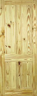 Unbranded DOOR KNOTTY PINE 4 PANEL 78x24