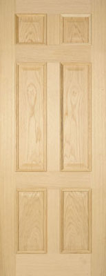 Unbranded DOOR OAK REGENCY 6 PANEL RAISED 78x24