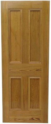 Unbranded DOOR PITCH PINE 4 PANEL 78x27