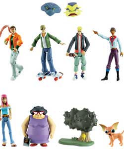Collect the Dork Hunter agents and Dork leaders and recreate your favourite scenes from the cartoon 