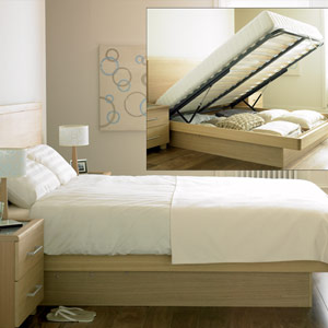 Clean lines, keep it simple. Uncluttered chic is the signature of this light    and airy style bed