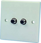 Unbranded Double Flush Mounting F Type Outlet ( Flush