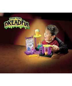 Interactive boys activity item that includes food play.An injector station and molds are included,