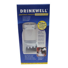 The Drinkwell Reservoir Plus adds over 70oz of water storage to your Drinkwell Pet Fountain, for a t