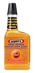 Dual Action Engine Stop Leak This is an oil-soluble special blend of chemicals formulated to stop en