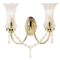 Height: 260mm Width: 300mm Depth: 220mm, Requires max 2 x 60w Candle SBC bulbs, Bead dressed wall