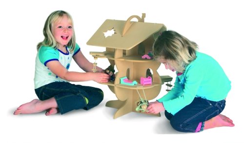 Eager Beaver Toys kits4kids Wooden Treehouse: Unpainted- Eager Beaver Toys