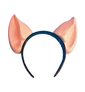 Unbranded Ears on Headband, pig
