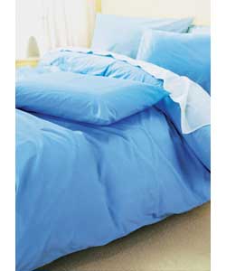 Easy Care King Size Duvet Cover - Blue
