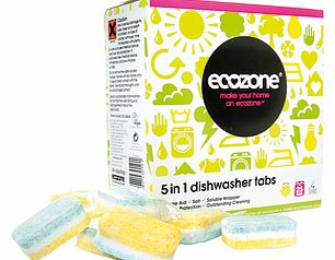 Now you can be kind to your dishwasher and the planet without being out of pocket. These 5-in-1 dishwasher tabs cost less than the top-selling brands, yet carry the independently-certified EU Ecolabel. This means they not only meet the highest enviro