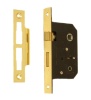 This is a bathroom mortice lock, to be used in conjunction with lever bathroom furniture. It measure