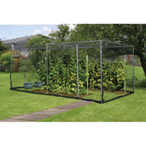 Unbranded Economy Fruit Cage with Zip Net - Galvanised
