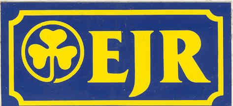 Eddie Jordan Racing "EJR" Logo Sticker (6cm x 3cm)