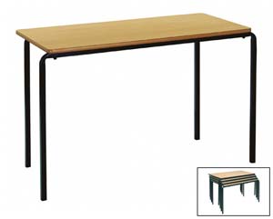 Unbranded Education tables crush bent rectangular