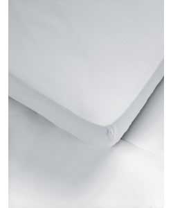 Unbranded Egyptian Cotton Fitted Sheet Double Bed - White