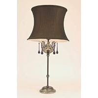 Unbranded ELAMLTL B/S - Black and Silver Table Lamp