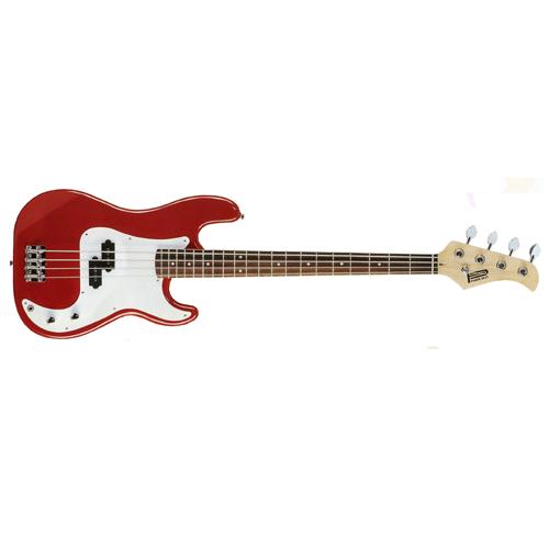 4 String Electric Bass Guitar in Red. A superior quality instrument at an ultra low price