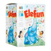 When Elefun blows his trunk butterflies fly into the air.Try and catch them all to win.Requires 4 x 