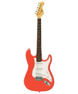 Unbranded Elevation Full Size Electric Guitar Outfit- Red