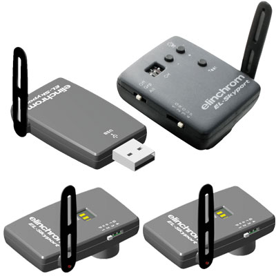 The Elinchrom Skyport Wireless Computer Trigger Set allows you to wirelessly control up to two Elinc