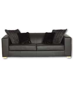 Ellie Large Black Sofa