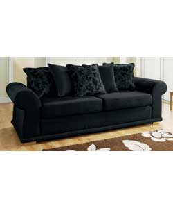 Unbranded Emma Large Sofa - Black