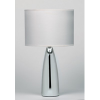 Unbranded EN91138 - Silver Ceramic Table Lamp