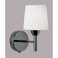 Unbranded EN91201 - Black Chrome Wall Light