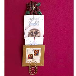 Display 32 of your favourite Christmas cards in this delightful holder, or why not use it for some