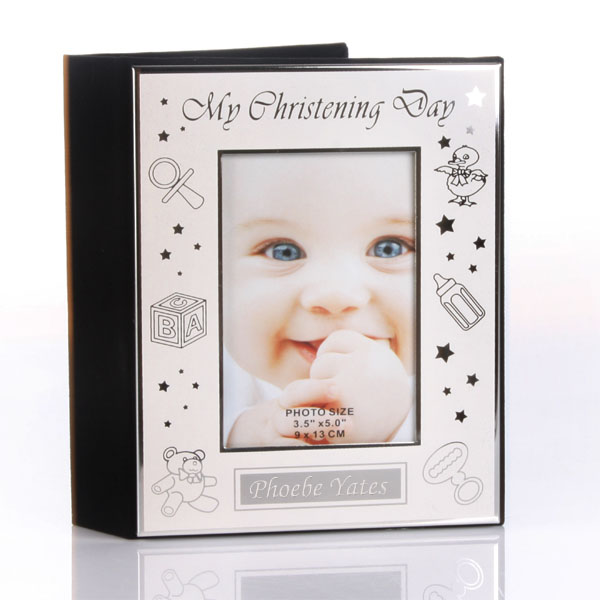 Unbranded Engraved My Christening Day Photo Album