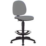 Ergonomic Draughtsmans Chair - Slate Grey