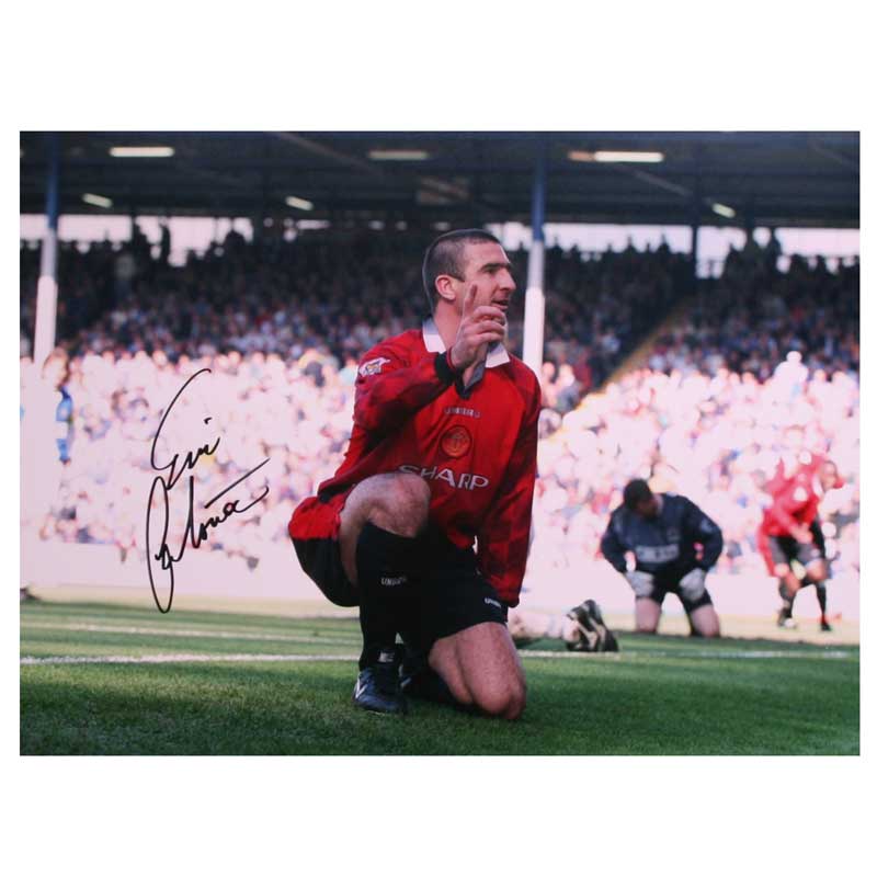 Unbranded Eric Cantona Signed Photo - His Last Ever Manchester United Goal