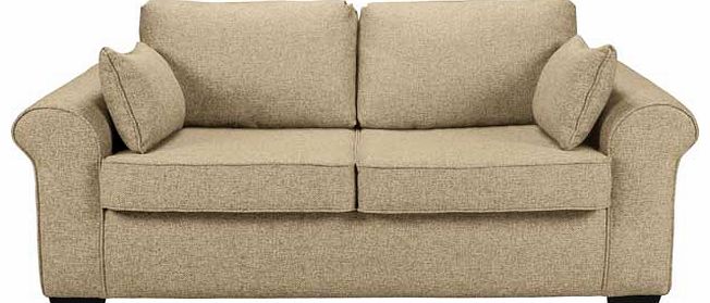 This sofa bed from the Erinne collection is perfect for when you have guests staying. Upholstered in a gorgeous linen coloured fabric. this comfortable sofa folds out to make a small double bed. Not only is this sofa extremely practical. but it will 