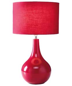 Unbranded Everyday Large Table Lamp - Claret