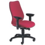 Executive Chair with arms - burgundy