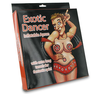 Unbranded Exotic Dancer Inflatable Chefs Apron