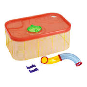 This extension kit fits perfectly with the Fantasy Hamster Cage of the same range. The extension kit