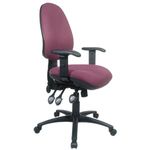 Extra High Back All Day Comfort Chair - Burgundy