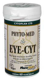 What is Eye-Cyt and what does it do?  Eye-Cyt is a high-potency antioxidant formula containing a com